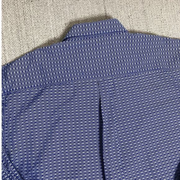 Cinch White Label Western Shirt Men's XXL Blue Gingham Check Rodeo Logo - Picture 10 of 13